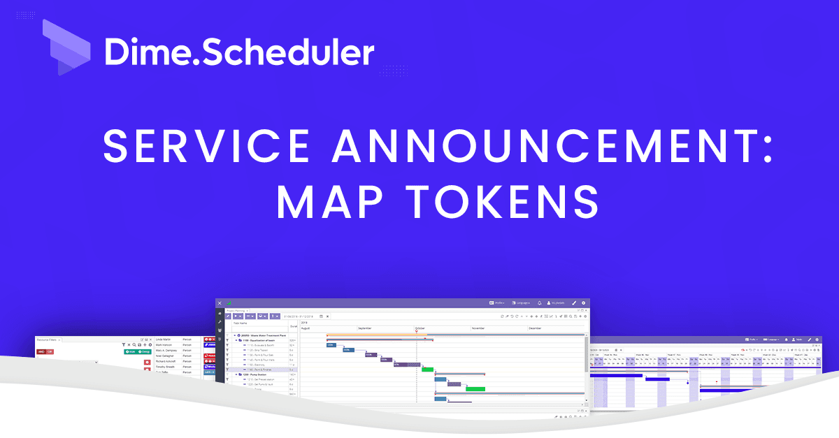 Service announcement: map tokens