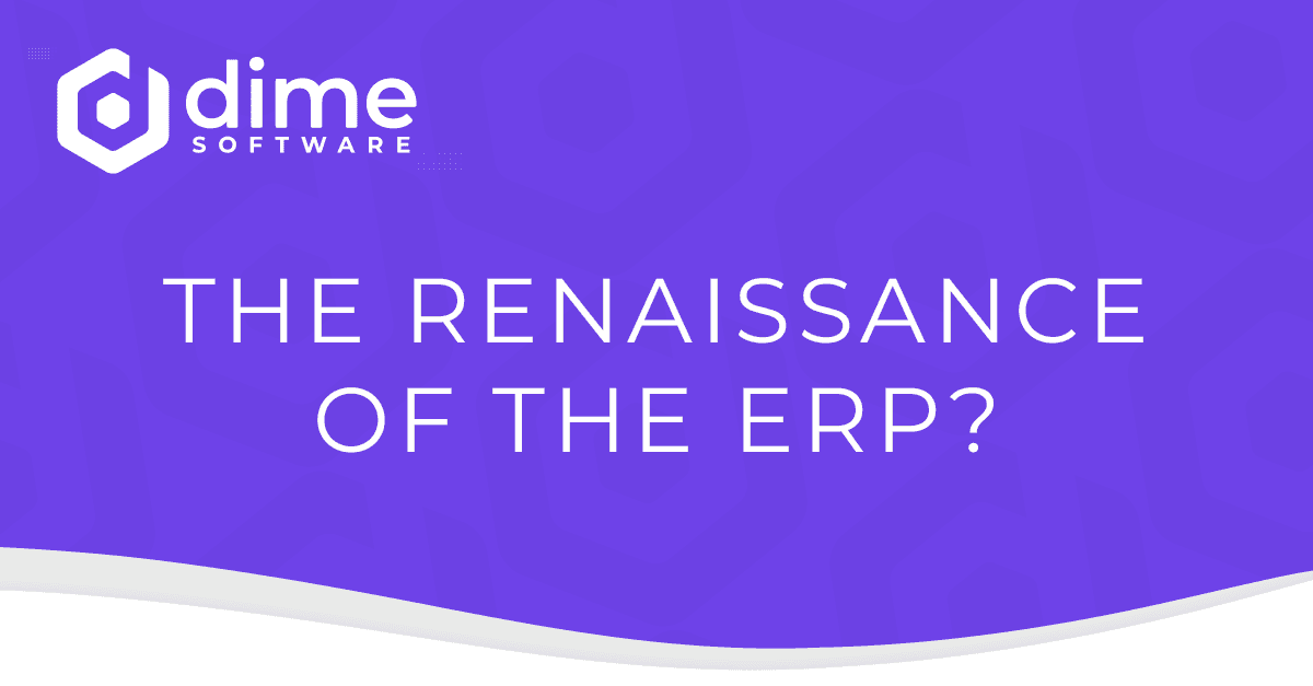 The renaissance of the ERP?